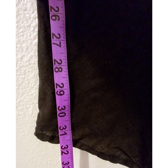 COMFY USA Dress Linen Black SZ XS Made in USA Mini - Picture 6 of 6